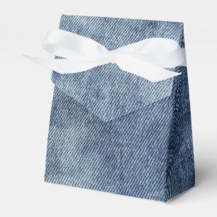 Ballotins Boîte-cadeau de faveur avec les jeans naturels,
