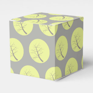 Ballotins Boîte-cadeau de faveur de motif de cercles d'arbre