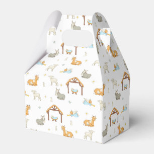 Ballotins Boîte-cadeau de faveur de nativité de Noël