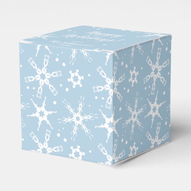 Ballotins Boîte Cadeau de Faveur Personnalisée Fluge Moderne (Verso)