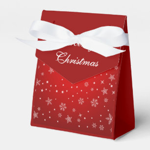 Ballotins Boîte-cadeau de fête rouge de Joyeux Noël