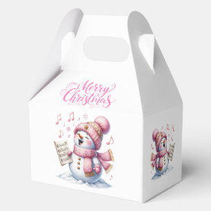 Ballotins Boîte-cadeau de Noël bonhomme de neige