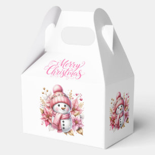 Ballotins Boîte-cadeau de Noël bonhomme de neige