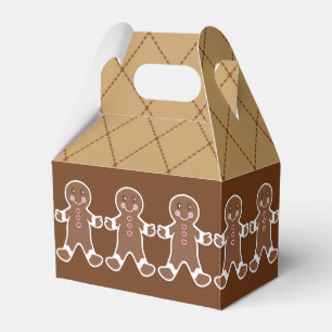 Ballotins Boîte cadeau de Noël Gingerbread Boys