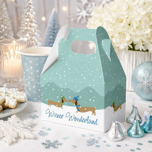 Ballotins Boîte cadeau de Noël Wiener Wonderland pour teckel