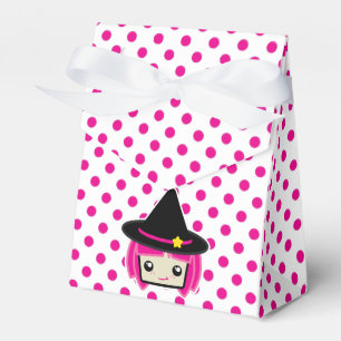 Ballotins Boîte cadeau de sorcière Kawaii rose Haired