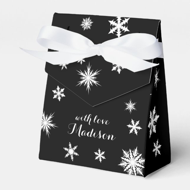 Ballotins Boîte cadeau de vacances en noir (Verso)