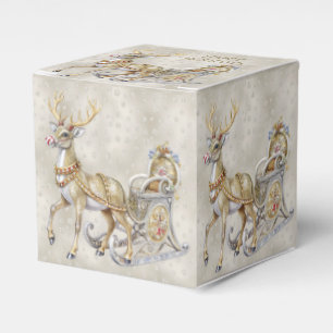 Ballotins Boîte cadeau de vacances Reindeer Sleigh
