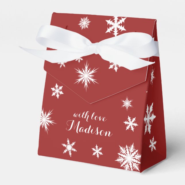 Ballotins Boîte cadeau de vacances rouge (Verso)