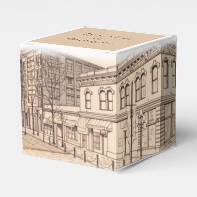 Ballotins Boîte-cadeau de Vancouver Boîte-cadeau personnalis (Verso)
