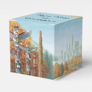 Ballotins Boîte cadeau de Vancouver Boîte cadeau Totem perso
