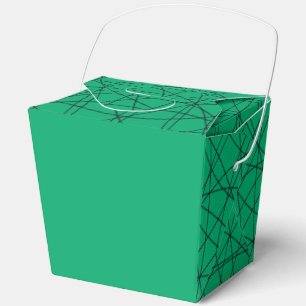 Ballotins Boîte-cadeau en ligne émeraude et noir – Personnal