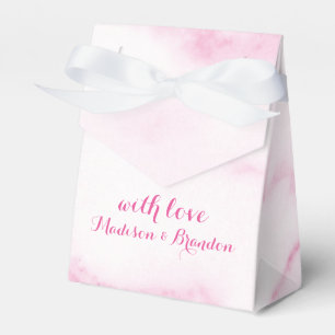 Ballotins Boîte cadeau en marbre rose