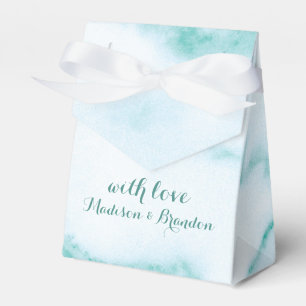 Ballotins Boîte cadeau en marbre turquoise