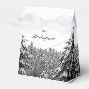 Ballotins Boîte Cadeau Forêt d'hiver Boîte Cadeau de Vacance