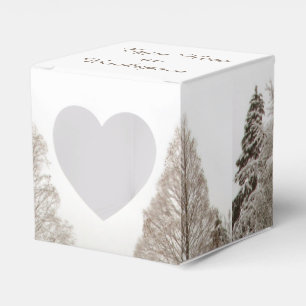 Ballotins Boîte Cadeau Forêt d'hiver Boîte Cadeau de Vacance