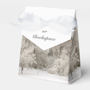 Ballotins Boîte Cadeau Forêt d'hiver Boîte Cadeau de Vacance