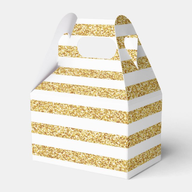 Ballotins Boîte cadeau Gold Stripe (Verso)