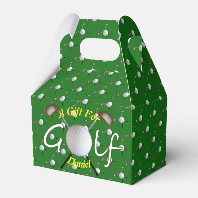 Ballotins Boîte cadeau golf (Verso)