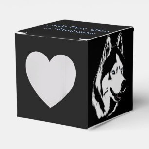 Ballotins Boîte cadeau Husky Personnaliser boîte cadeau Husk