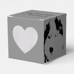 Ballotins Boîte cadeau Husky Personnaliser boîte cadeau Husk
