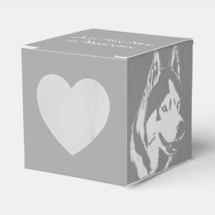 Ballotins Boîte cadeau Husky Personnaliser boîte cadeau Husk