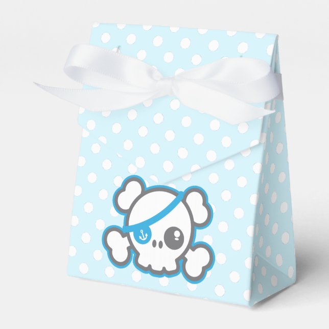 Ballotins Boîte cadeau Kawaii Pirate Skull (Verso)