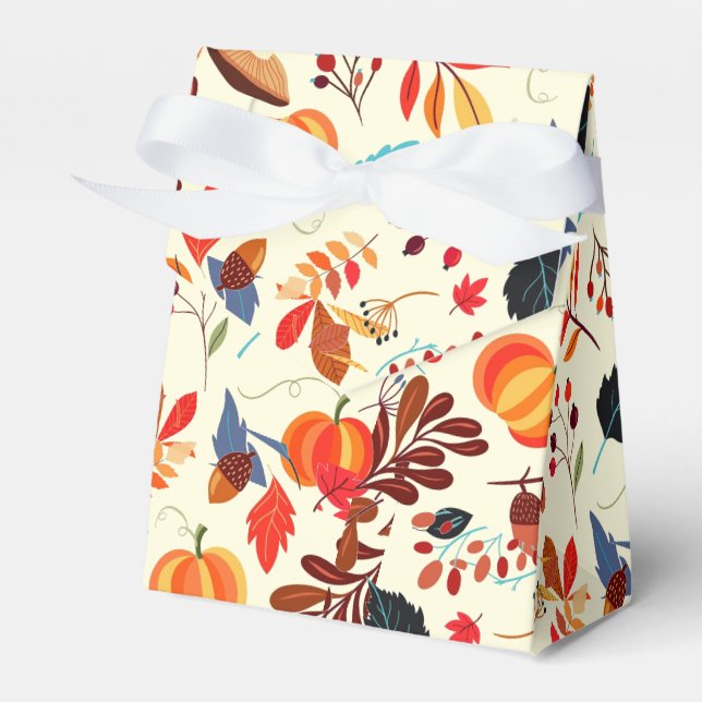 Ballotins Boîte cadeau Motif d'automne (Verso)