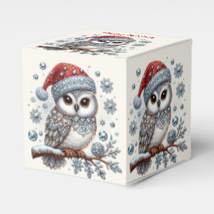Ballotins Boîte cadeau Noël Chouette