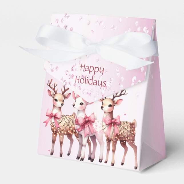 Ballotins Boîte cadeau Noël Deer Holiday (Verso)