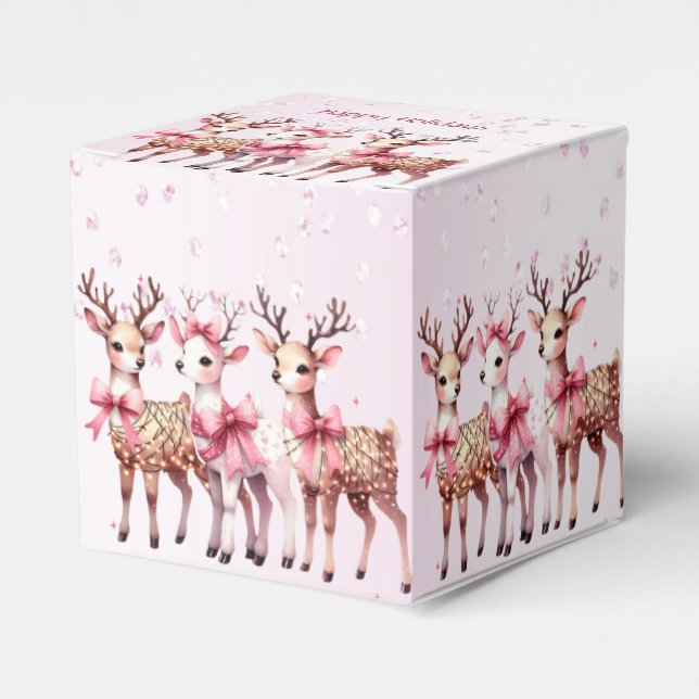 Ballotins Boîte cadeau Noël Deer Holiday (Verso)