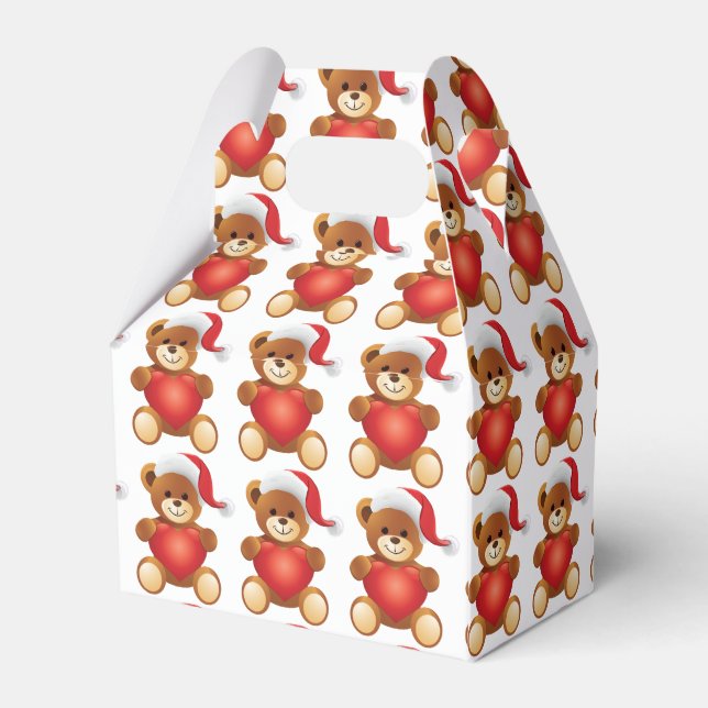Ballotins Boîte cadeau Nounours de Noël (Arrière)