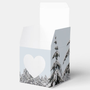 Ballotins Boîte-cadeau personnalisée de forêt hivernale Boît