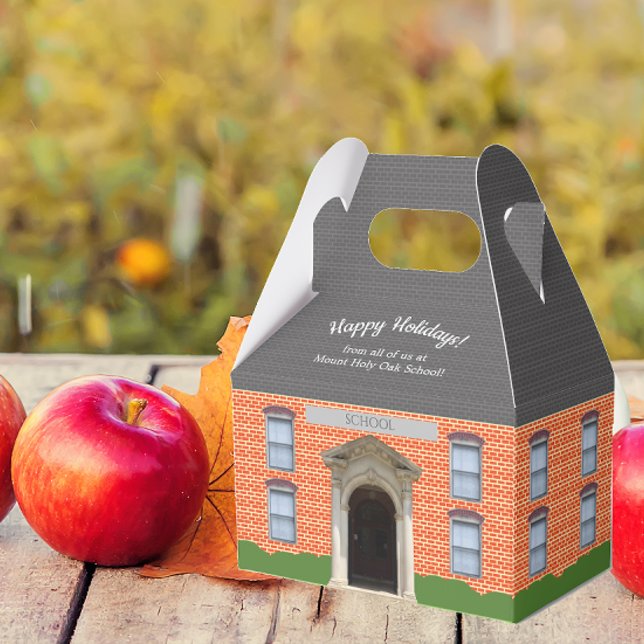 Ballotins Boîte cadeau personnalisée de la maison scolaire (Créateur téléchargé)