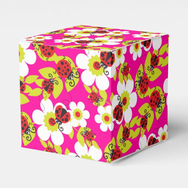 Ballotins Boîte cadeau pour enfants motif rouge Ladybug (Verso)