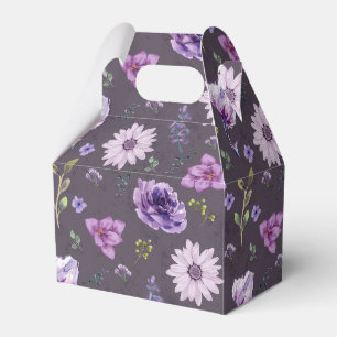 Ballotins Boîte cadeau Purple Floral