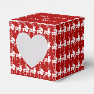 Ballotins Boîte cadeau Reindeer Personnalisez les boîtes cad