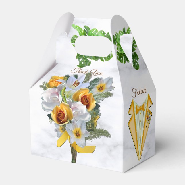 Ballotins Boîte cadeau romantique Tropical (Verso)