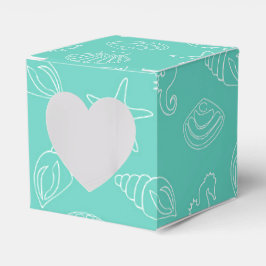 Ballotins Boîte cadeau Tropical Beach Shell Favoriser