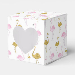 Ballotins Boîte Cadeau Tropical Flamant rose Favoriser