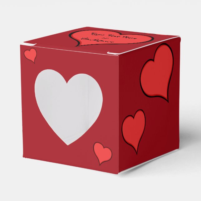 Ballotins Boîte Cadeau Valentine's Custom African Cupid Boxe (Verso)