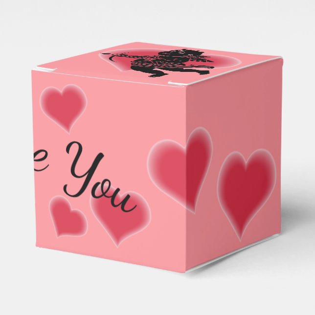 Ballotins Boîte Cadeau Valentine's Custom Cupid Sacs (Verso)