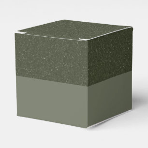 Ballotins Boîte-cadeau verte à mousse tachetée – Personnalis