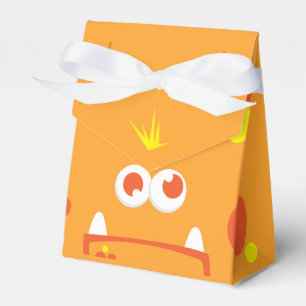 Ballotins Boîte Cadeau Visage Monstre Orange