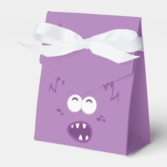 Ballotins Boîte Cadeau Visage Monstre Violet (Verso)