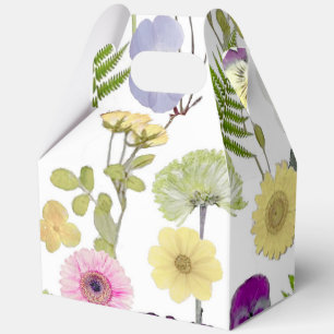 Ballotins Boîte de cadeau à thème fleur sauvage
