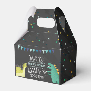 Ballotins Boîte de cadeau d'anniversaire de dinosaure