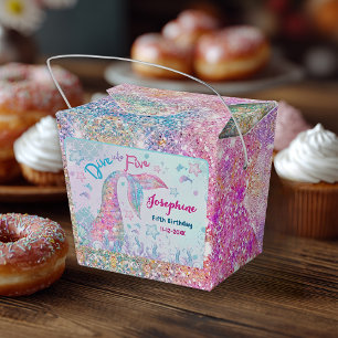 Ballotins Boîte de cadeau d'anniversaire de sirène colorée c