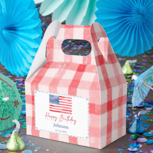 Ballotins Boîte de cadeau d'anniversaire sur le thème de la