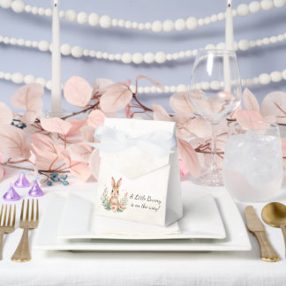 Ballotins Boîte de cadeau de Baby Shower Little Bunny